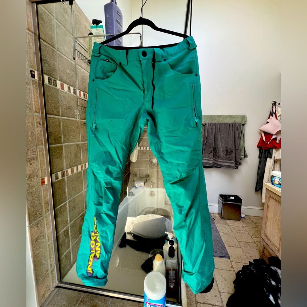 Burton Analog Teal Thatcher Snowboard Pants